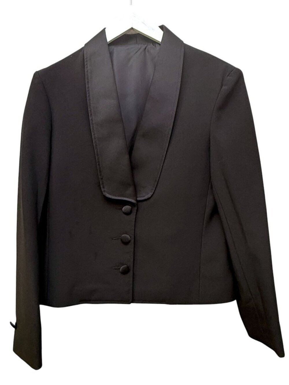Neil Allyn Server Jacket Womens Size 2 Black Eton Jacket Restaurant Waitress Uni